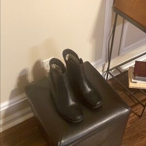 Clarks Black Ankle Boots